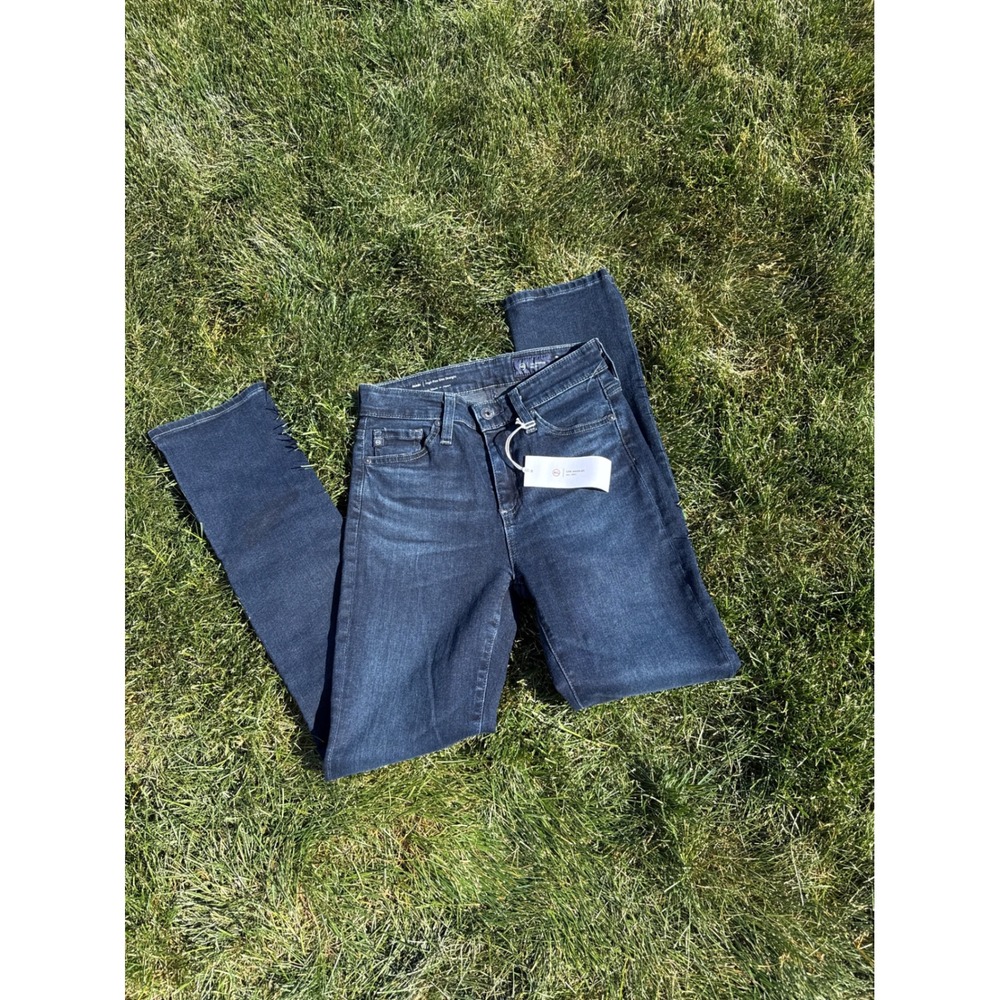 AG Adriano Goldschmied Mari High Rise Slim Straight Jeans Paza Blueโ 23 NWT